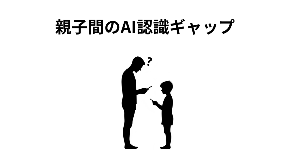 親子間のAI認識ギャップ