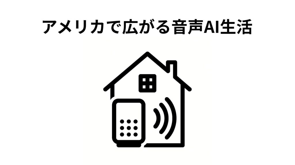 アメリカで広がる音声AI生活