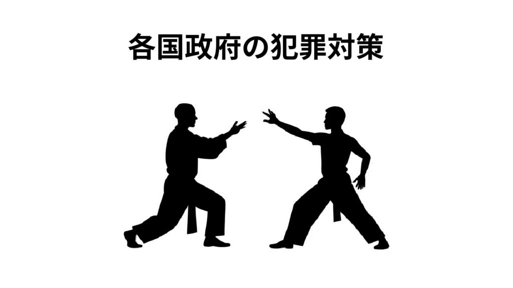各国政府の犯罪対策