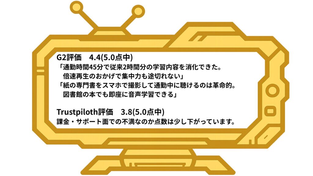 Speechifyユーザーの声