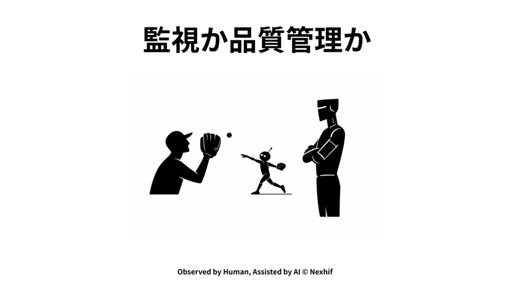 監視か品質管理か