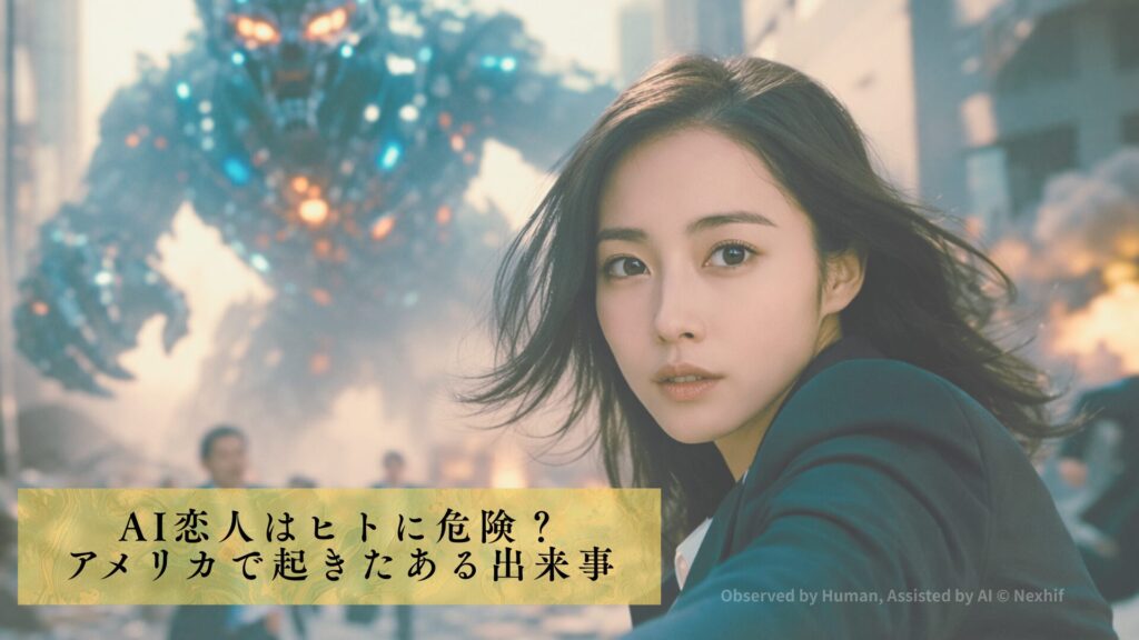 AI恋人はヒトに危険？アメリカで起きたある出来事